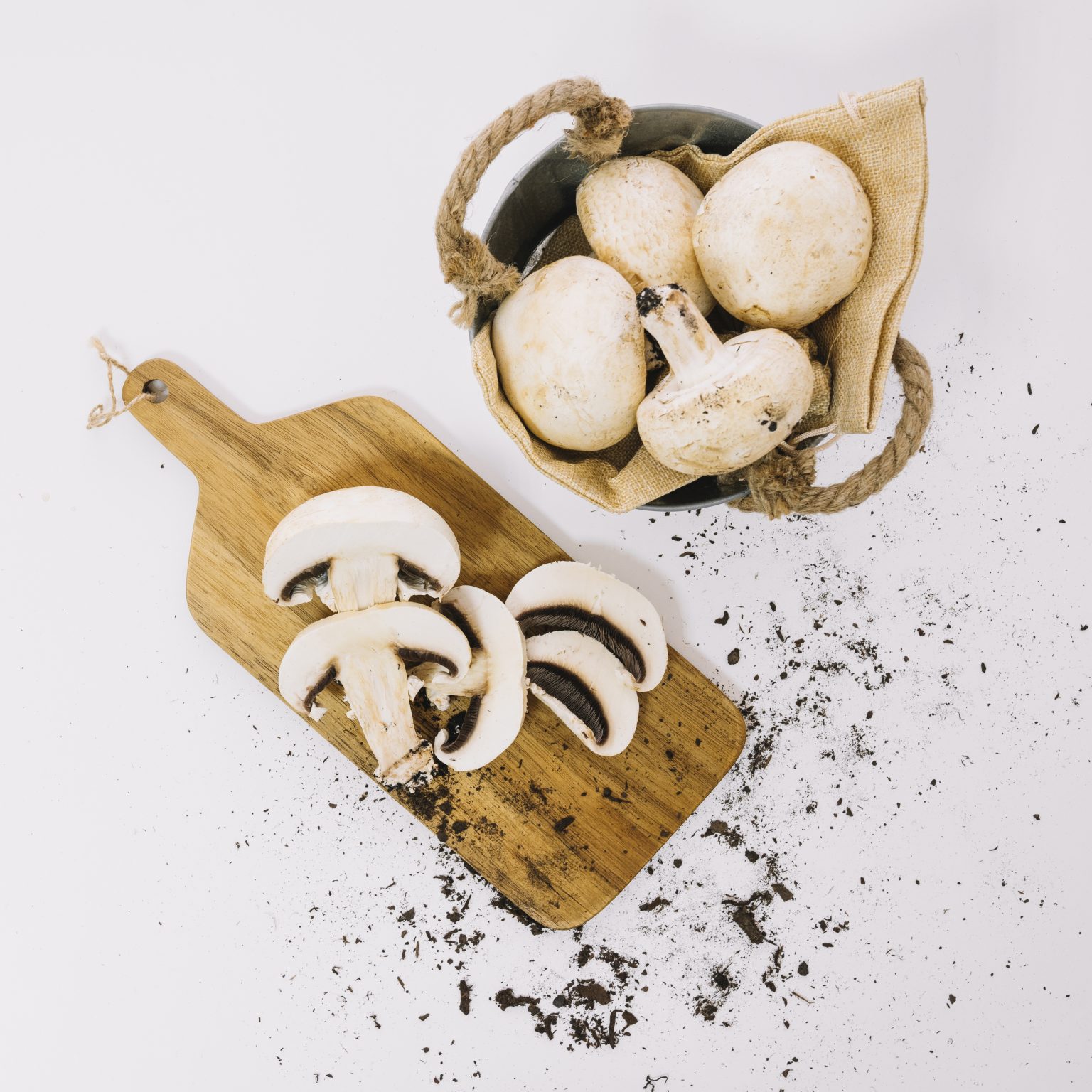 mushrooms-board-basket